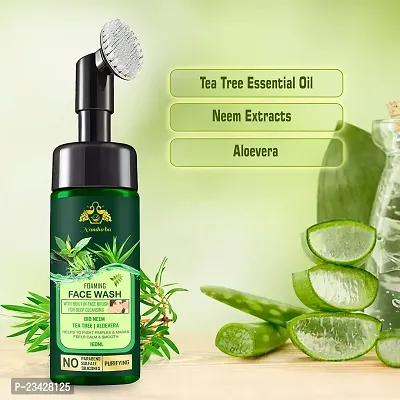 Nandurba Foaming Face Wash Bioneem, Tear Tree and Aloe vera Neem for Pimples, Dry  Oily Skin-thumb4