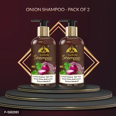Combo of 2 onion hair Shampoo(Pack of 3)(300ml+300ml)-thumb0