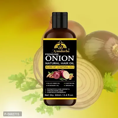 Nandurba Onion hair oil(Pack of 1)(60ml)