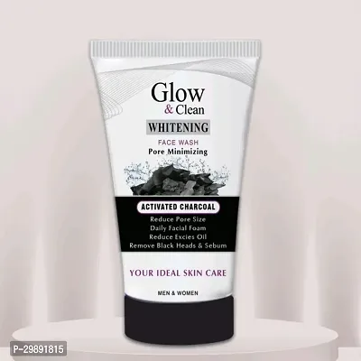 Glow  Clean Brightening with Activated Charcoal Face Wash  (100 ml)