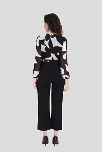Classic Georgette Printed Jumpsuit for Women-thumb3