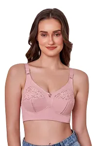 MAROON 433 Long Lasting M Frame Non-Wired Non-Padded Seamed Full Coverage T-Shirt Bra-thumb1