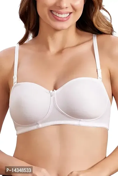 Buy MAROON 210 Women 100% Cotton Balconette Shape Multi Use Two Way Full  Coverage Lightly Padded Non-Wired Bra Online In India At Discounted Prices