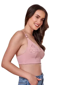 MAROON 433 Long Lasting M Frame Non-Wired Non-Padded Seamed Full Coverage T-Shirt Bra-thumb3