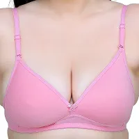 MAROON 2009 Cotton Blend Seamless Heavily Padded Medium Coverage Non-Wired Women T-Shirt Bra-thumb4