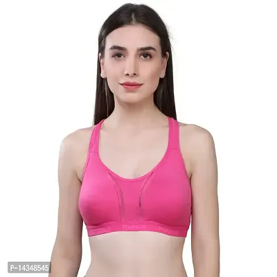 Buy Sexy Bust Women Maroon Cotton Blend T-Shirt Non Padded Bra