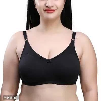 Buy SKDREAMS Black Cotton Blend Non Padded Women's Set of 1 T-Shirt Bra  Online In India At Discounted Prices