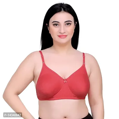 Maroon Women Balconette Shape Multi Use Two Way Full Coverage Heavily  Padded Non-Wired T-shirt bra - Maroon Clothing