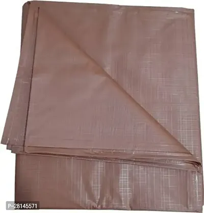 Handloom Store Best Collections PVC Plastic Waterproof Double Bedsheet (Light Brown, 6.5 ft x 6 ft Or 72 Inch x 78 Inch) 18-thumb3