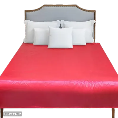 Handloom Store Best Collections PVC Plastic Waterproof Double Bedsheet (MAROON, 6.5 ft x 6 ft Or 72 Inch x 78 Inch) 11