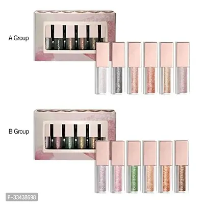 Long Lasting Liquid Glitter Eyeshadow Set, 6-thumb2