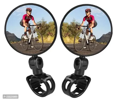 2pc Bike Mirror,Bike Rear View Mirror, Bicycle mirrors for handlebars,360 RotatableBike Mirrors Handlebar Rearview Mirror, Upgrade Acrylic Convex Mirror for Road Bike/MTB/Off-Road Bike/Fixed Gear Bike