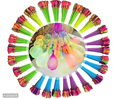Holi Magic Water Balloons, Automatic Fill And Tie Magic Water Balloons For Kids, Adults  Holi Pool Party. (Multicolor). (Pack Of 111 Balloons)-thumb0