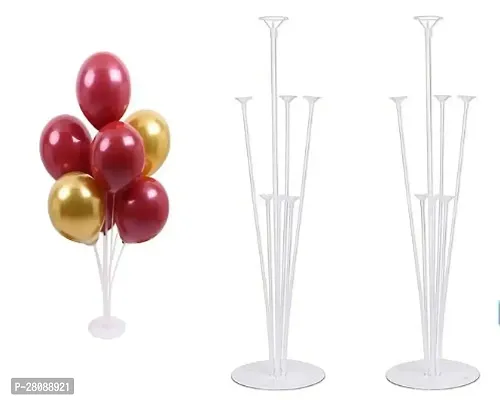 (BS 2 ) Balloons Stand Kit Table Decorations,2 Set with 14 Sticks,14 Cups,,Baby Shower,Wedding,Anniversary Table, home,Decorations.