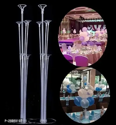 (BS 2 ) 2 Set Table Centerpiece Balloons Stand Kit f Balloons  Stand  Birthday Table Decorations for,Birthday,Wedding,Graduation,Boy Baby Shower,Table Party Decorations