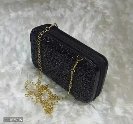 Stylish Fancy PU Synthetic Clutches Bag For Women