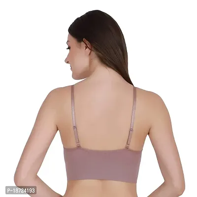 Under Secret Women Everyday Lightly Padded Bra Free Size (28 to 34) (Free Size, Pink)-thumb2