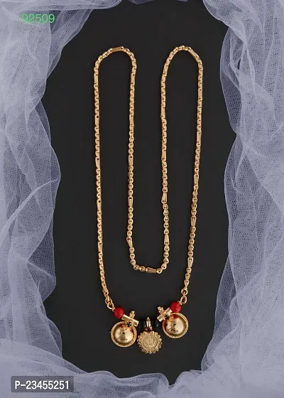 Stylish Brass Mangalsutra For Women-thumb2