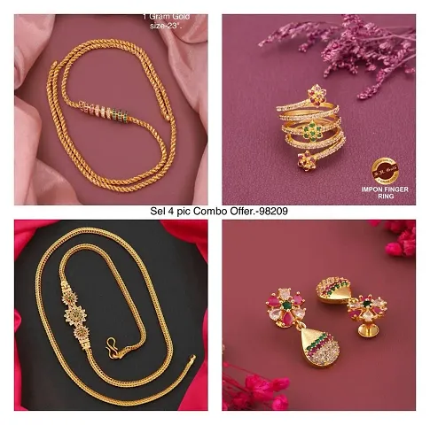 Trendy Jewellery Set for Women - Combo of 4