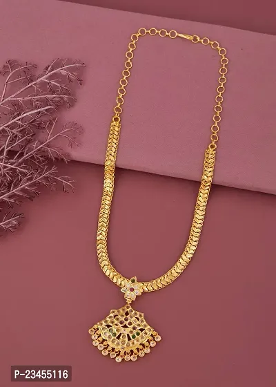 Stylish Brass Necklace Chain For Women-thumb0