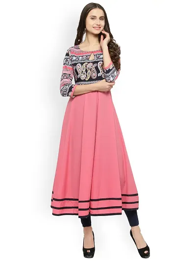 Elegant Rayon Anarkali Kurta