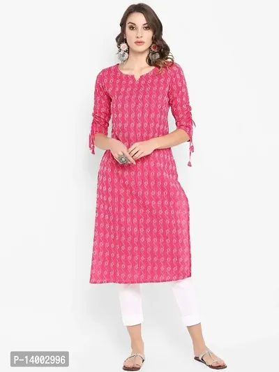 Latest Beautiful Cotton Stitched Kurta for Women-thumb0