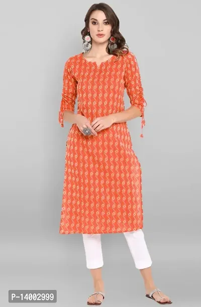 Latest Beautiful Cotton Stitched Kurta for Women-thumb0