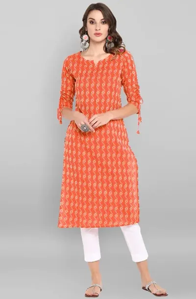 Janasya Women's Pure Straight Kurta