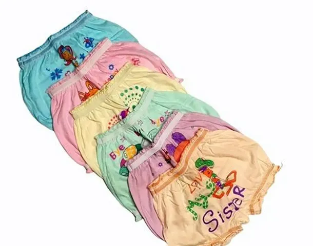 Trendy Cotton Printed Bloomers For Kids Combo Packs