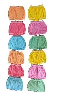 Trendy Cotton Printed Bloomers For Kids Pack Of 12-thumb1