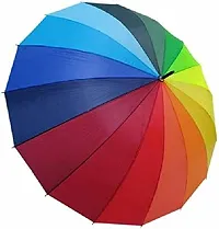 SPIRITUAL HOUSE? Rainbow Umbrella | Multi-Color Rainbow Umbrella | Light Weight for Rain and Photography (Rainbow)-thumb1