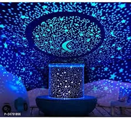 SPIRITUAL HOUSE Colorful New Amazing LED Star Night Light Projector Lamp for Kids Bedroom Decor (Black)-thumb0