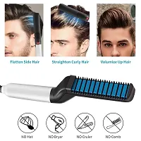 SPIRITUAL HOUSE Hair Styler For Men, Electric Beard Straightener, Massage Hair Comb Beard Comb Multifunctional Curly Hair Straightening Comb Curler, Beard Straightener For Men(Black)-thumb4