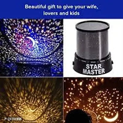 SPIRITUAL HOUSE Colorful New Amazing LED Star Night Light Projector Lamp for Kids Bedroom Decor (Black)-thumb5