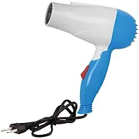 SPIRITUAL HOUSE Professional 2 Speed Control Foldable Hot and Cold Hair Blow Dryer with Thin Styling Nozzle and Diffuser for Women and Men, 1000 Watt-thumb2