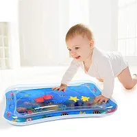 SPIRITUAL HOUSE Inflatable Baby Slapped Pad Toy Tummy Time Floor Cushion Fun Activity Play Center Indoor Outdoor Baby Water Playmate for Infants and Toddlers-thumb1