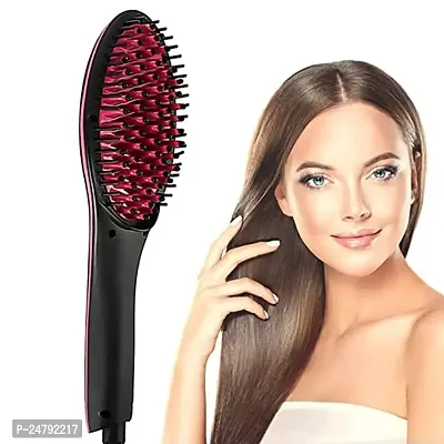 SPIRITUAL HOUSE Straightener Hair Brush, straightening Machine, 3 in 1 Ceramic Fast Hair Straightener for Women's Hair Straightening Brush, Hair