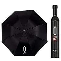 SPIRITUAL HOUSE? Windproof Double Layer Umbrella with Bottle Cover Umbrella for UV Protection  Rain | Outdoor Car Umbrella for Women  Men (Color As Per Availability) (Bottle)-thumb3