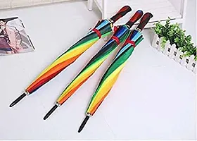 SPIRITUAL HOUSE? Rainbow Umbrella | Multi-Color Rainbow Umbrella | Light Weight for Rain and Photography (Rainbow)-thumb4