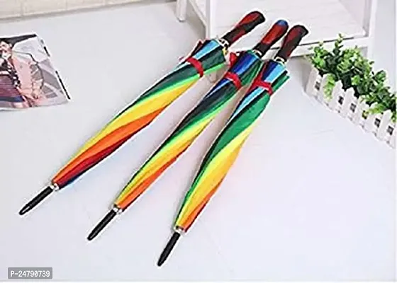 SPIRITUAL HOUSE? Rainbow Umbrella | Multi-Color Rainbow Umbrella | Light Weight for Rain and Photography (Rainbow)-thumb5