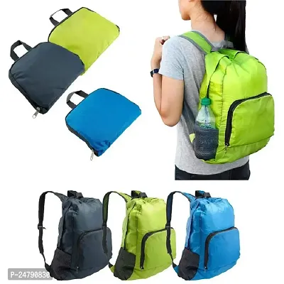 SPIRITUAL HOUSE Multipurpose Travel Backpack Foldable Lightweight Waterproof Travel Backpack Bag Sports  Hiking and Picnic Bag Trekking Bag Portable Bag-thumb0