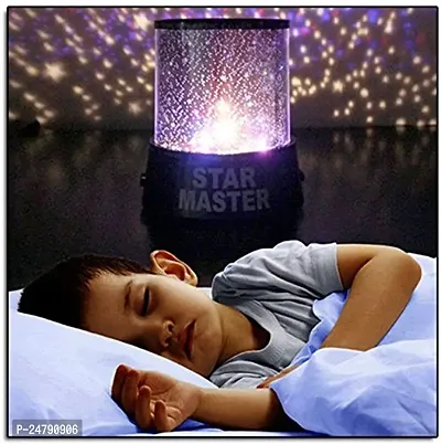 SPIRITUAL HOUSE Colorful New Amazing LED Star Light Star,Night Romantic Gift Cosmos Star Sky Master Projector Starry Night Light Projector Lamp for Kids Bedroom Decor (Black)-thumb3