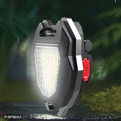 SPIRITUAL HOUSE Multifunctional Magnetic Emergency Mini Portable Super Bright LED Keychain COB Light with 6 Lighting Modes  Display Cigar Lighter  Survival Whistle, Bottle Opener