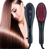 SPIRITUAL HOUSE Straightener Hair Brush, straightening Machine, 3 in 1 Ceramic Fast Hair Straightener for Women's Hair Straightening Brush, Hair-thumb3