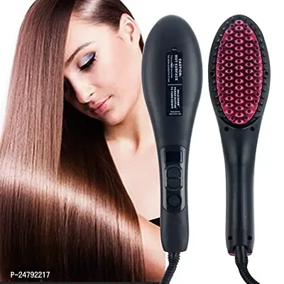 SPIRITUAL HOUSE Straightener Hair Brush, straightening Machine, 3 in 1 Ceramic Fast Hair Straightener for Women's Hair Straightening Brush, Hair-thumb4