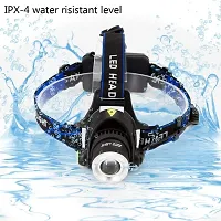 SPIRITUAL HOUSE? Headlamp Light | Rechargeable Head Torch | Hands Free Head Flashlight LED Lmap Water Resistant Drop Resistant Head Lamp Spotlight for Camping Fishing Running Cycling (1 LED)-thumb3