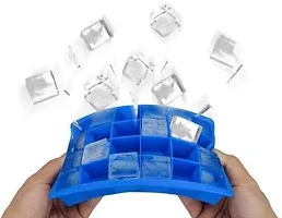 SPIRITUAL HOUSE Silicone Ice Cube Trays 1 Pack - 24 Cavity Per Ice Tray - Flexible Stackable Mini Cocktail Whiskey Ice Cube Mold Storage Containers-thumb2