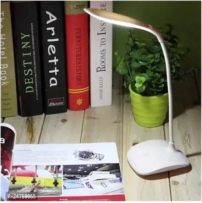 SPIRITUAL HOUSE LED Touch On/Off Switch Desk Lamp/Student Study Reading Dimmer Rechargeable Led Table Lamps(White)-thumb4