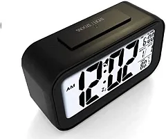 SPIRITUAL HOUSE Digital Alarm Clock - Backlight LCD Display Smart Clock with Automatic Sensor, Date and Temperature for Girls Kids Bedroom Table Desk - Black-thumb4