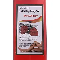 SPIRITUAL HOUSE Reldor Roll On Wax, Hair Removal Soft Wax Strawberry Cartridge, Depilatory Wax Roller Refill for legs and arms, Home Self Waxing and saloon (150 Gram)-thumb1